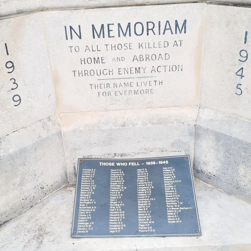 Staines War Memorial. Click for full size. Staines War Memorial image. Click for full size.
