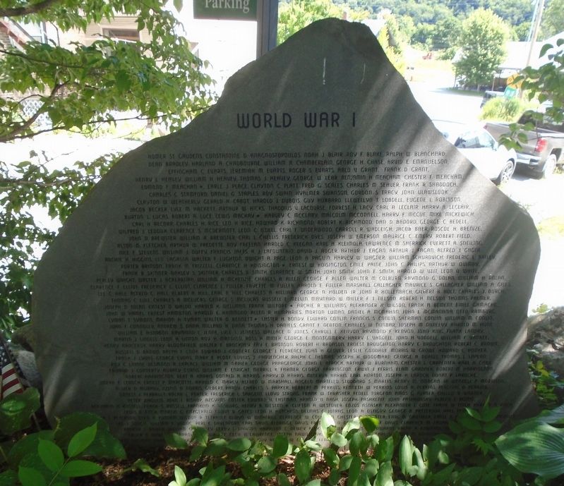 Windsor World War I Honor Roll Marker. Click for full size. Windsor World War I Honor Roll Marker image. Click for full size.