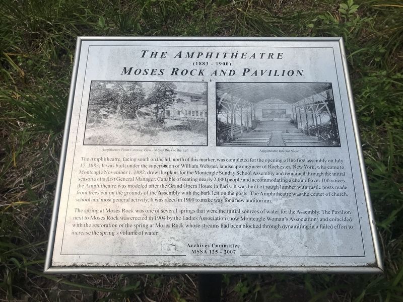 The Amphitheater Marker image. Click for full size.