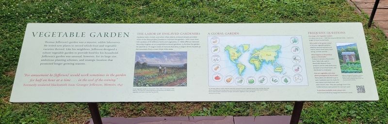 Vegetable Garden Marker. Click for full size. Vegetable Garden Marker image. Click for full size.