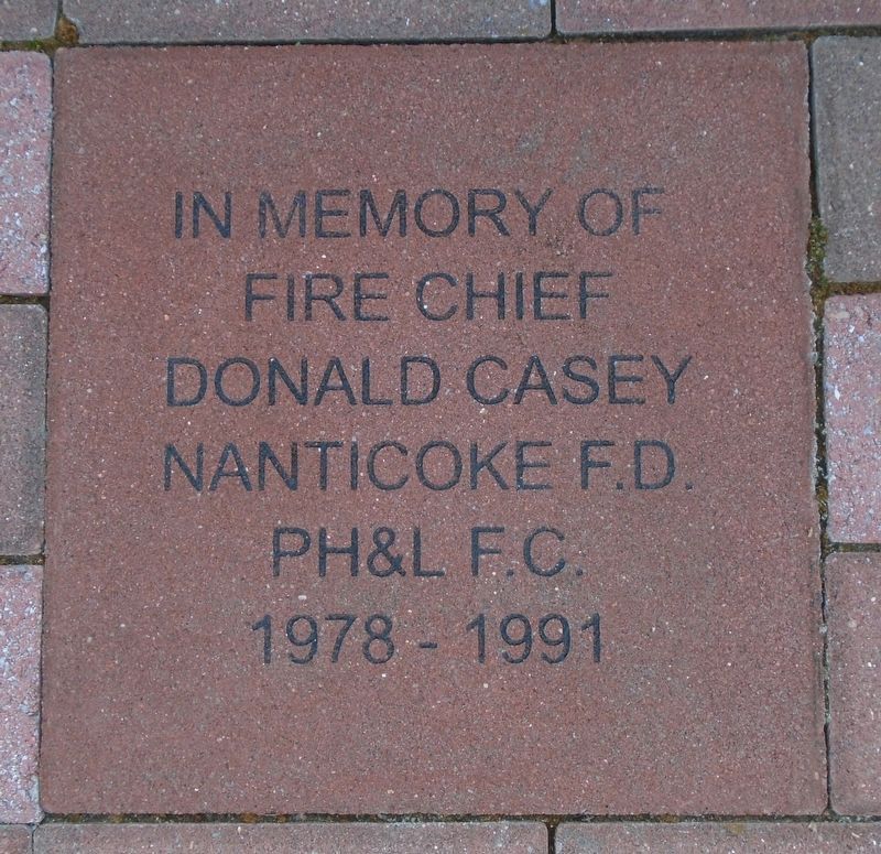 Chief Donald Casey Marker image. Click for full size.