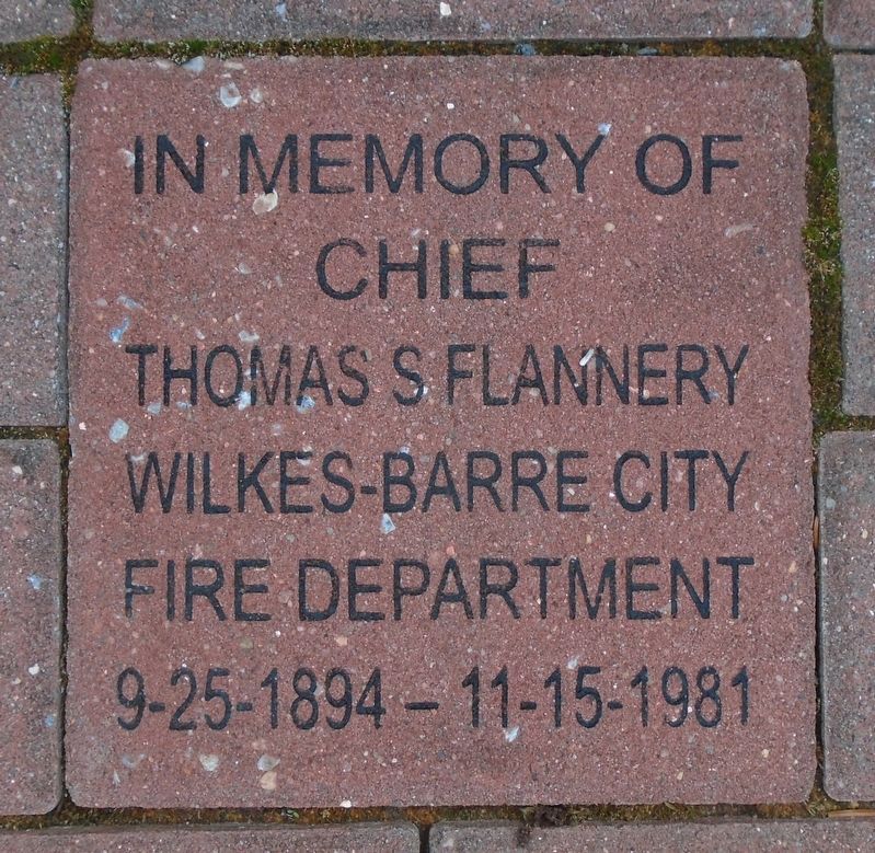 Chief Thomas S Flannery Marker image. Click for full size.