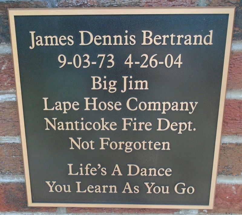 James Dennis "Big Jim" Bertrand Marker image. Click for full size.