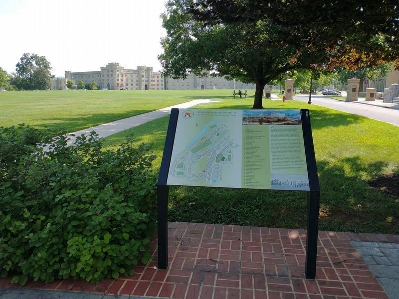 Virginia Military Institute Marker (updated) image. Click for full size.