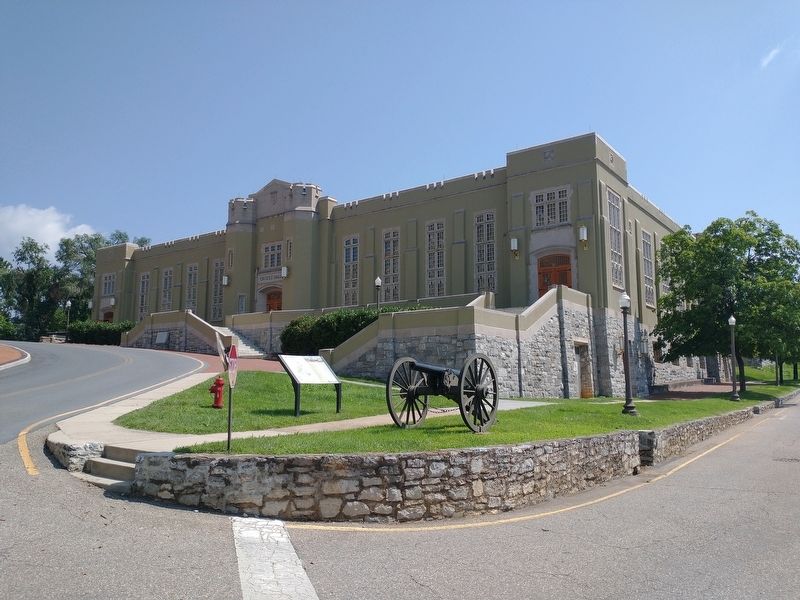Virginia Military Institute Marker. Click for full size. Virginia Military Institute Marker image. Click for full size.