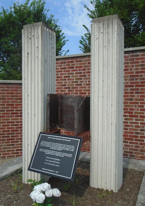 Walk of Honor September 11th Memorial. Click for full size. Walk of Honor September 11th Memorial image. Click for full size.