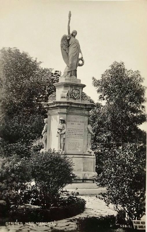 Staines War Memorial. Click for full size. Staines War Memorial image. Click for full size.