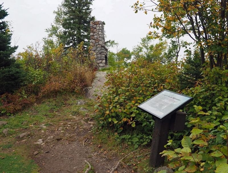 A Split Rock Mystery marker near the top of Day Hill in Split Rock Lighthouse State Park. Click for full size. A Split Rock Mystery marker near the top of Day Hill in Split Rock Lighthouse State Park image. Click for full size.