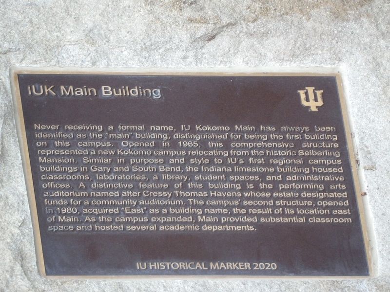 IUK Main Building Marker image. Click for full size.
