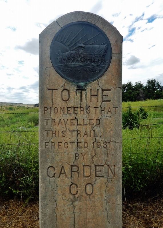 Oregon Trail Memorial. Click for full size. Oregon Trail Memorial image. Click for full size.