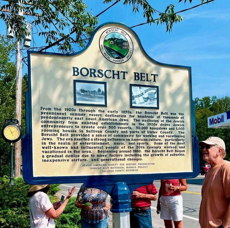 Borscht Belt - Swan Lake Marker side 2 image. Click for full size.