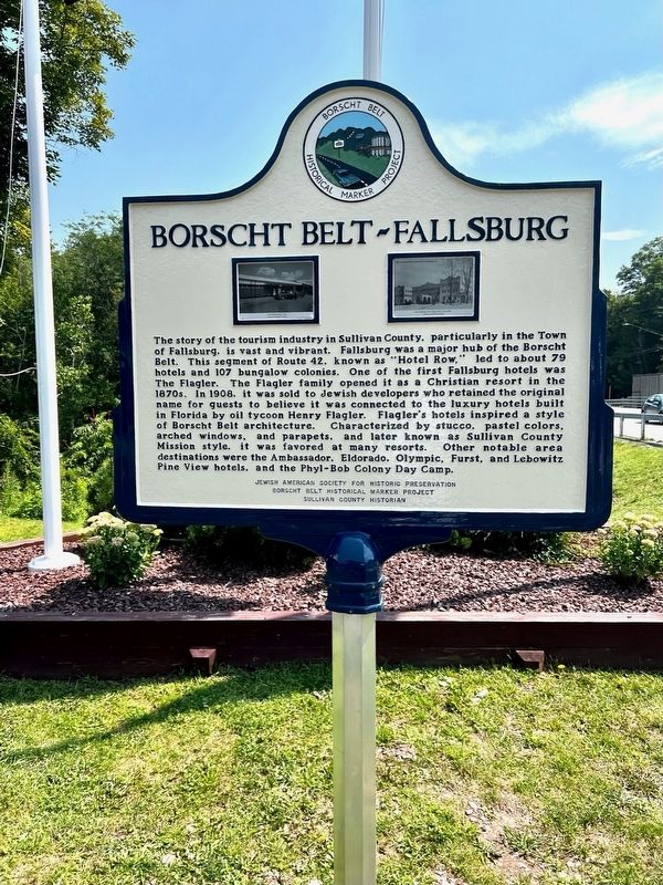 Borscht Belt - Fallsburg Marker image. Click for full size.