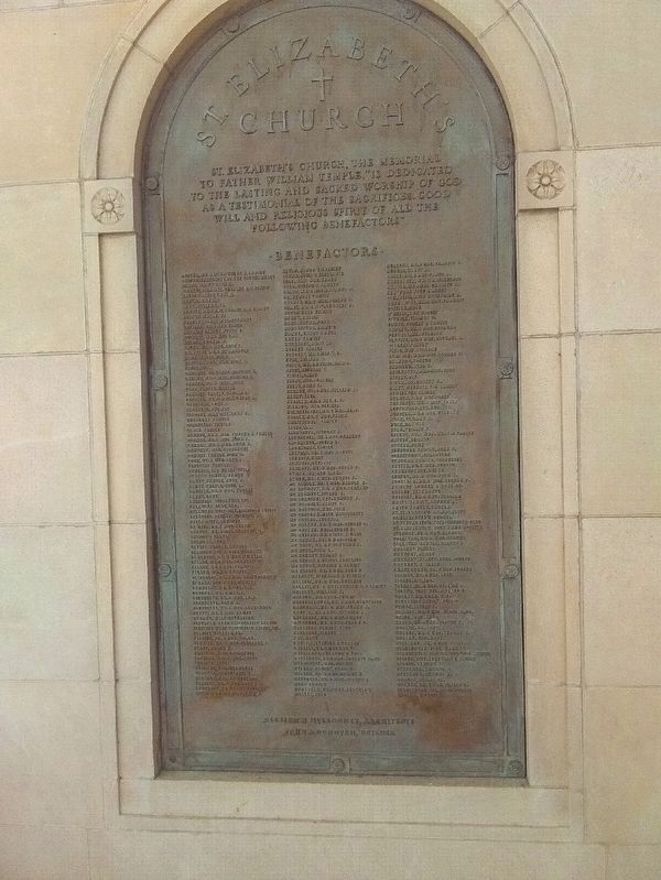 St. Elizabeth’s Church Marker. Click for full size. St. Elizabeth’s Church Marker image. Click for full size.