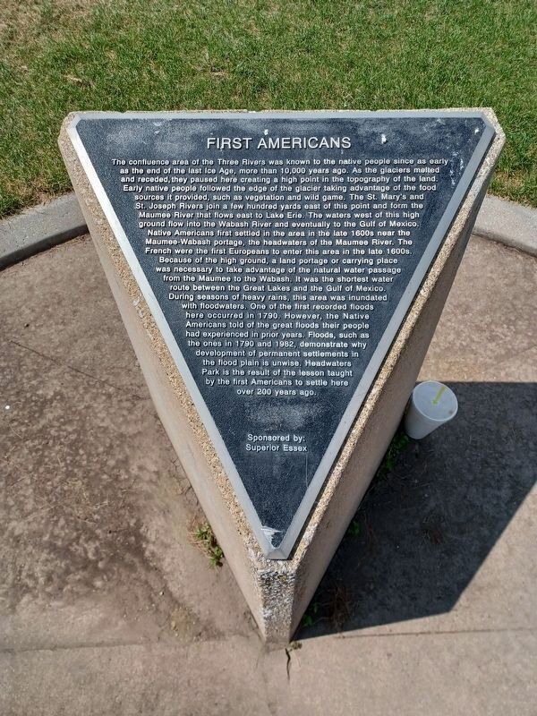 First Americans Marker image. Click for full size.