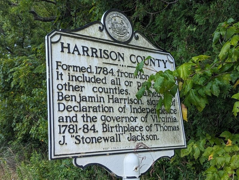 Harrison County side of marker image. Click for full size.