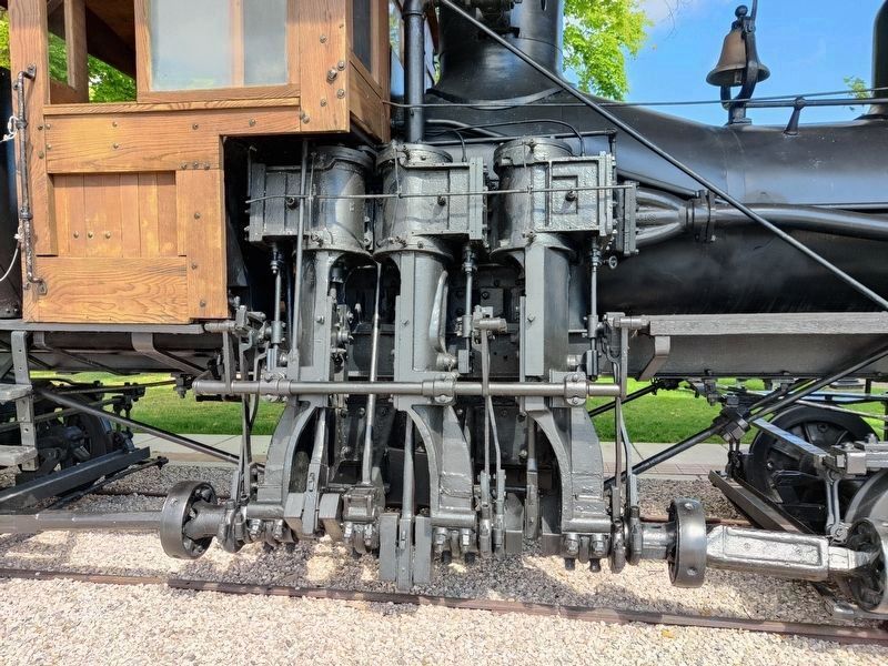 Shay Locomotive Detail image. Click for full size.