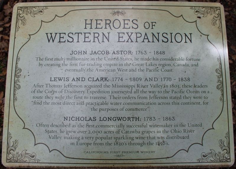 Heroes of Western Expansion Marker image. Click for full size.