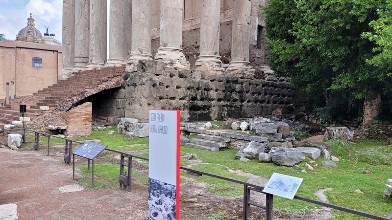 The View of the Temple of Antoninus and Faustina Marker is the right marker image. Click for full size.
