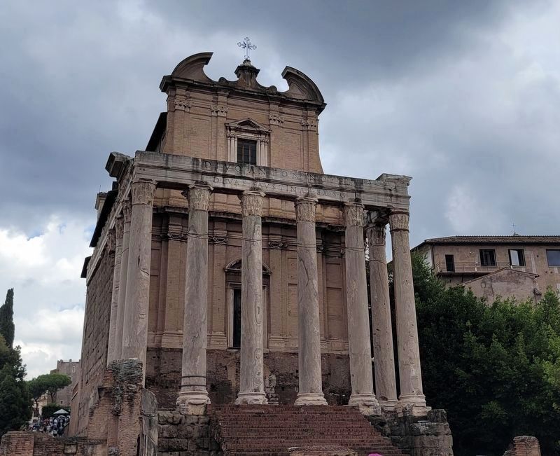 The Temple of Antoninus and Faustina. Click for full size. The Temple of Antoninus and Faustina image. Click for full size.