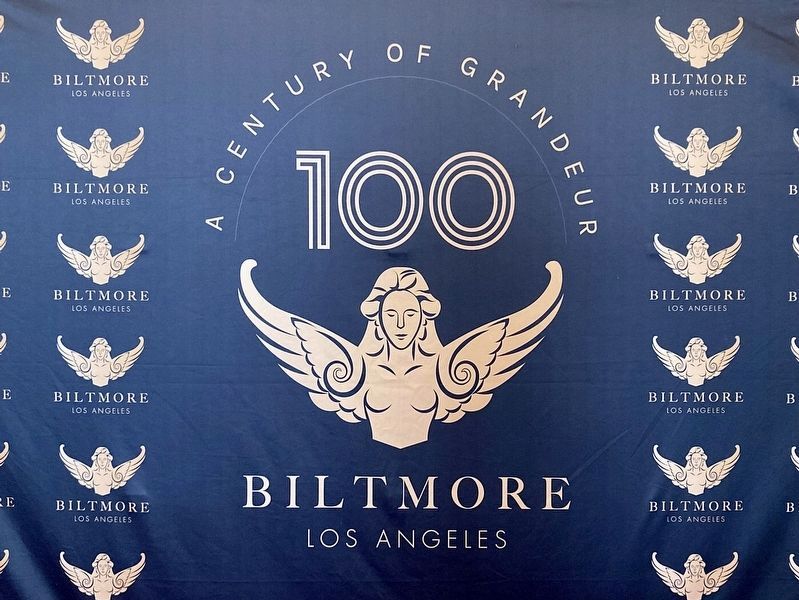 Biltmore Hotel Centennial Banner image. Click for full size.