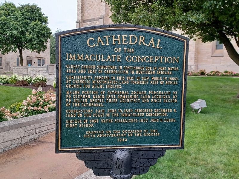 Cathedral of Immaculate Conception Marker image. Click for full size.