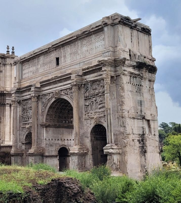Arch of Septimius Severus. Click for full size. Arch of Septimius Severus image. Click for full size.