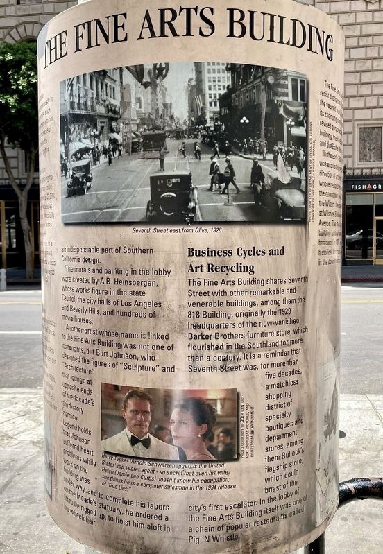 Fine Arts Building Marker image. Click for full size.