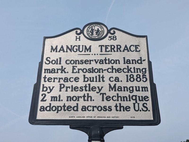 Mangum Terrace Marker image. Click for full size.