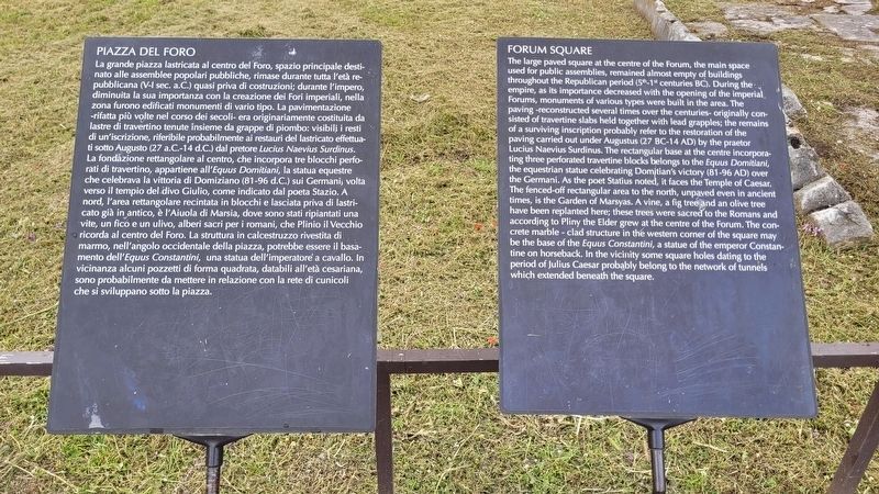Both Markers - Forum Square Marker. Click for full size. Both Markers - Forum Square Marker image. Click for full size.