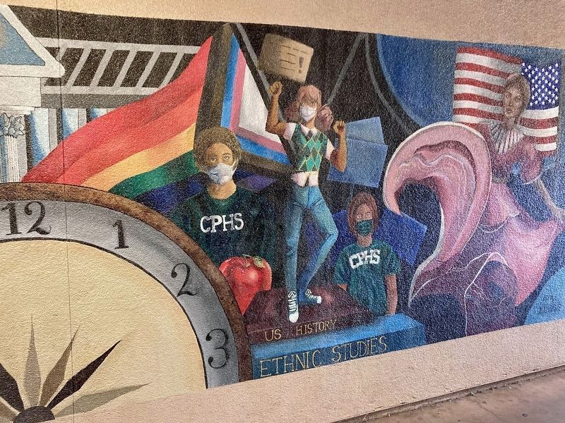 Canoga Park High School Mural image. Click for full size.