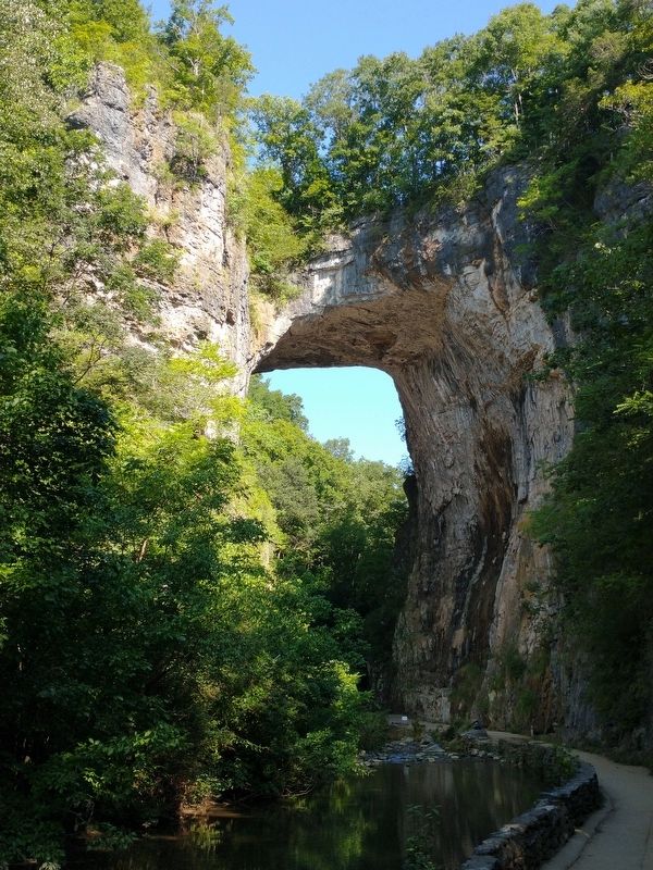Natural Bridge Looking West image. Click for full size.
