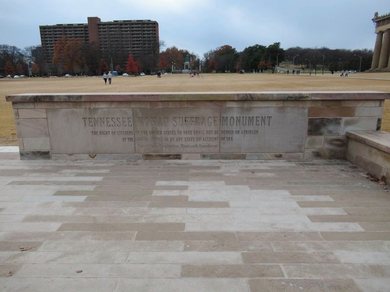 Tennessee Woman Suffrage Monument image. Click for full size.