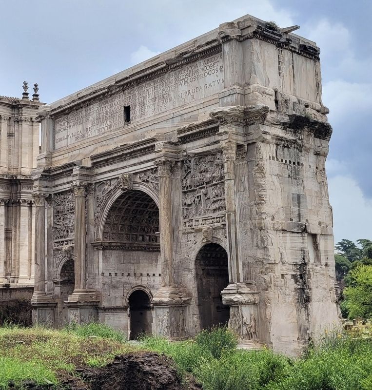 Arch of Septimius Severus. Click for full size. Arch of Septimius Severus image. Click for full size.