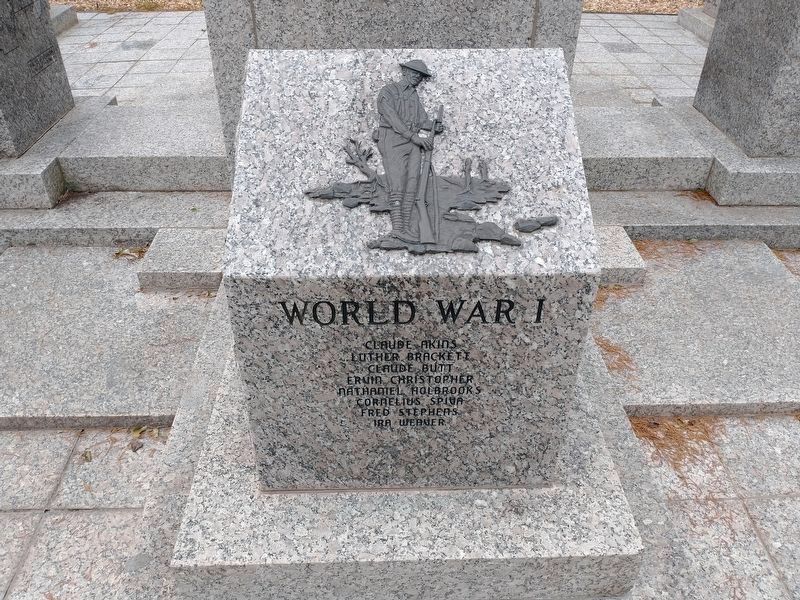 Union County War Memorial - World War I image. Click for full size.