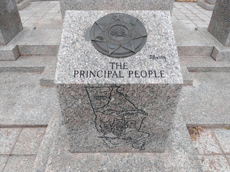 Union County War Memorial - The Principal People image. Click for full size.