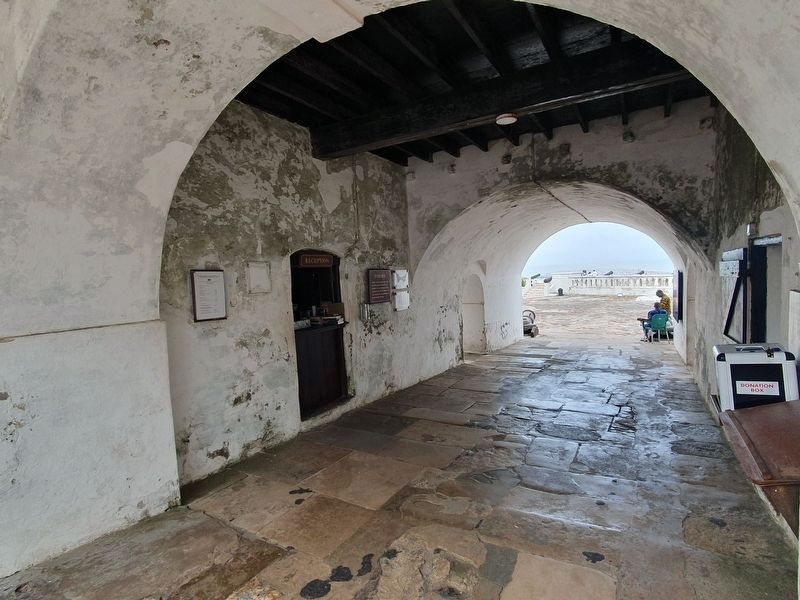 Cape Coast Castle Marker. Click for full size. Cape Coast Castle Marker image. Click for full size.
