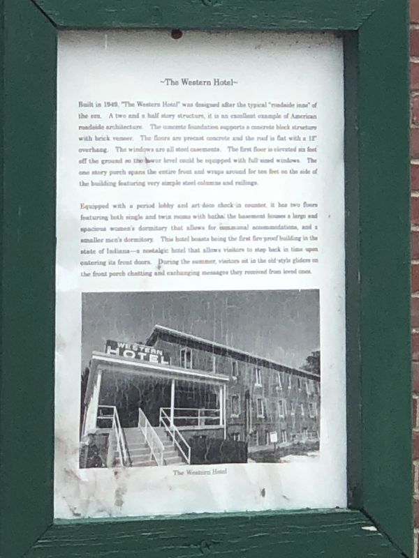 The Western Hotel Marker image. Click for full size.