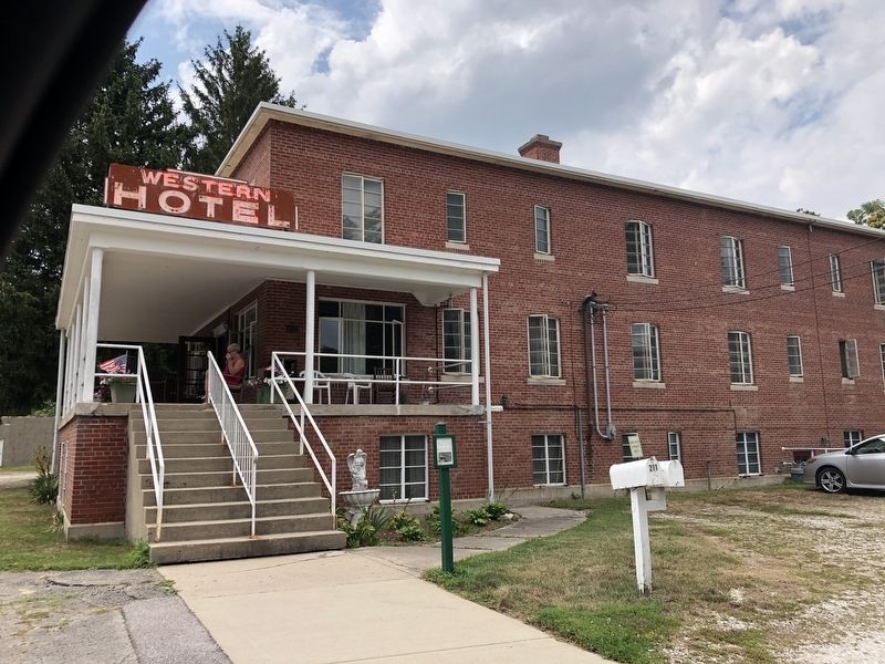 The Western Hotel Marker image. Click for full size.
