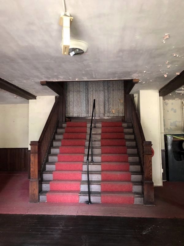 The Sunflower Hotel Stairway, 2023 image. Click for full size.