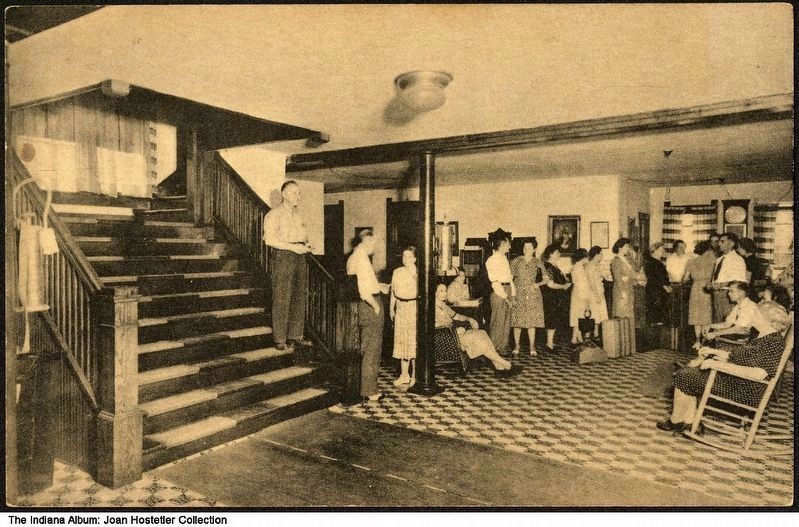 The Sunflower Hotel Lobby, ca. 1940-60 image. Click for full size.