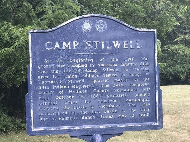 Camp Stilwell Marker image. Click for full size.
