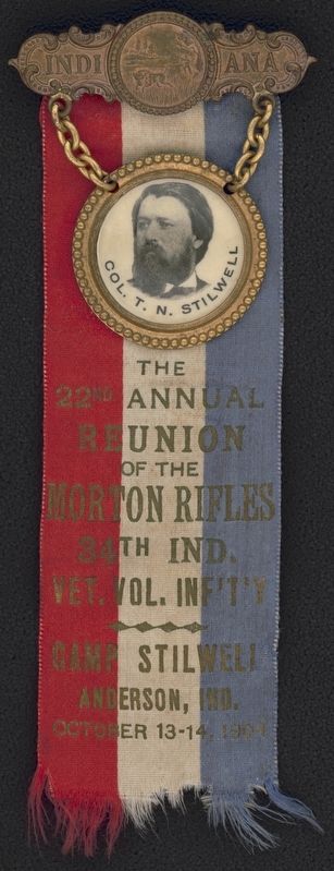 Morton Rifles Ribbon Badge image. Click for full size.