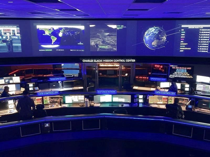 Space Flight Operations Control Room image. Click for full size.