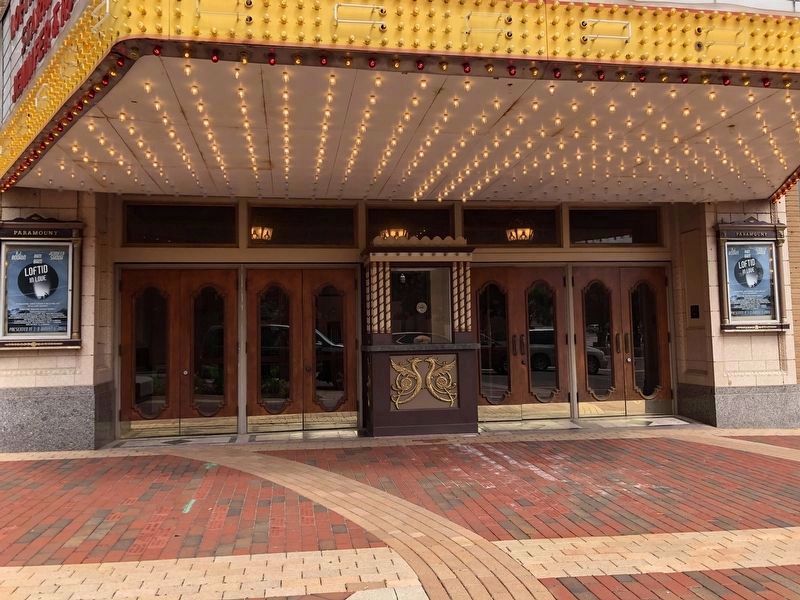 Paramount Theatre Entrance image. Click for full size.