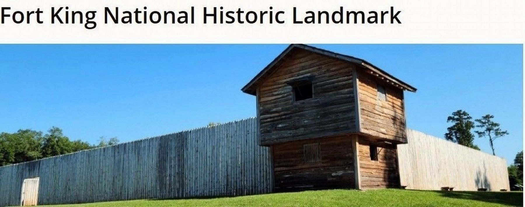 Fort King. Click for more information. Fort King image. Click for more information.