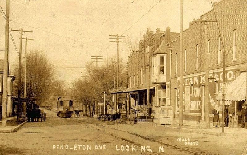 Pendleton Ave. Looking North image. Click for full size.
