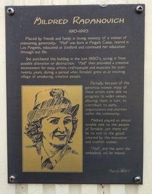 Mildred Radanovich Marker image. Click for full size.