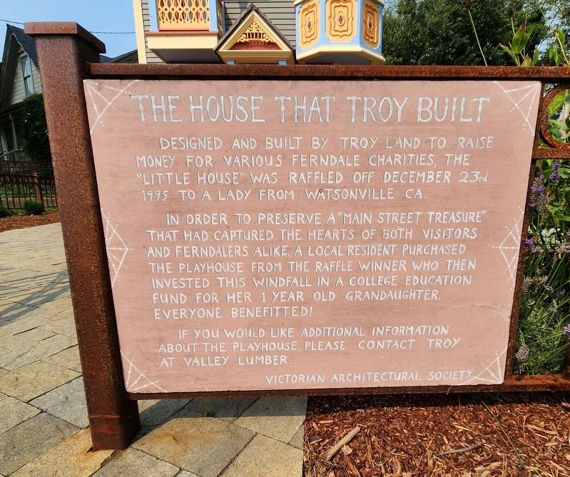 The House That Troy Built Marker image. Click for full size.