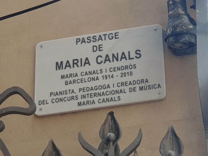 Maria Canals i Cedrs Marker image. Click for full size.