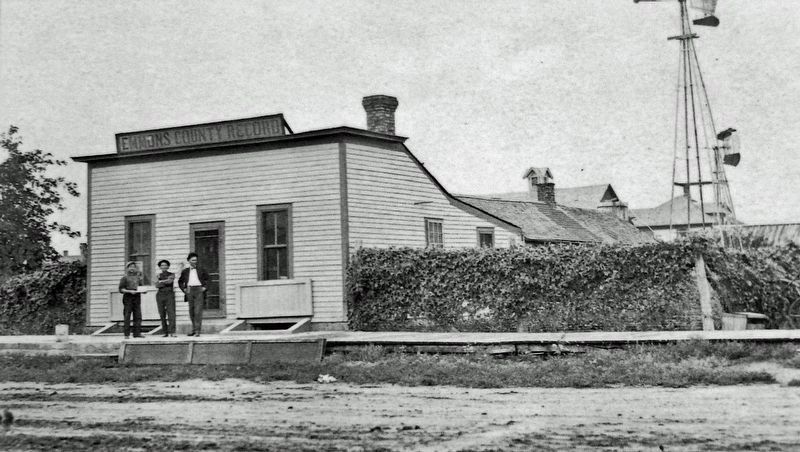 Marker detail: Record Office<br>Williamsport & Linton image. Click for full size.